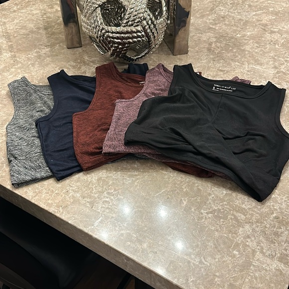 Yogalicious Crop Tops - Set of Five - Picture 1 of 6
